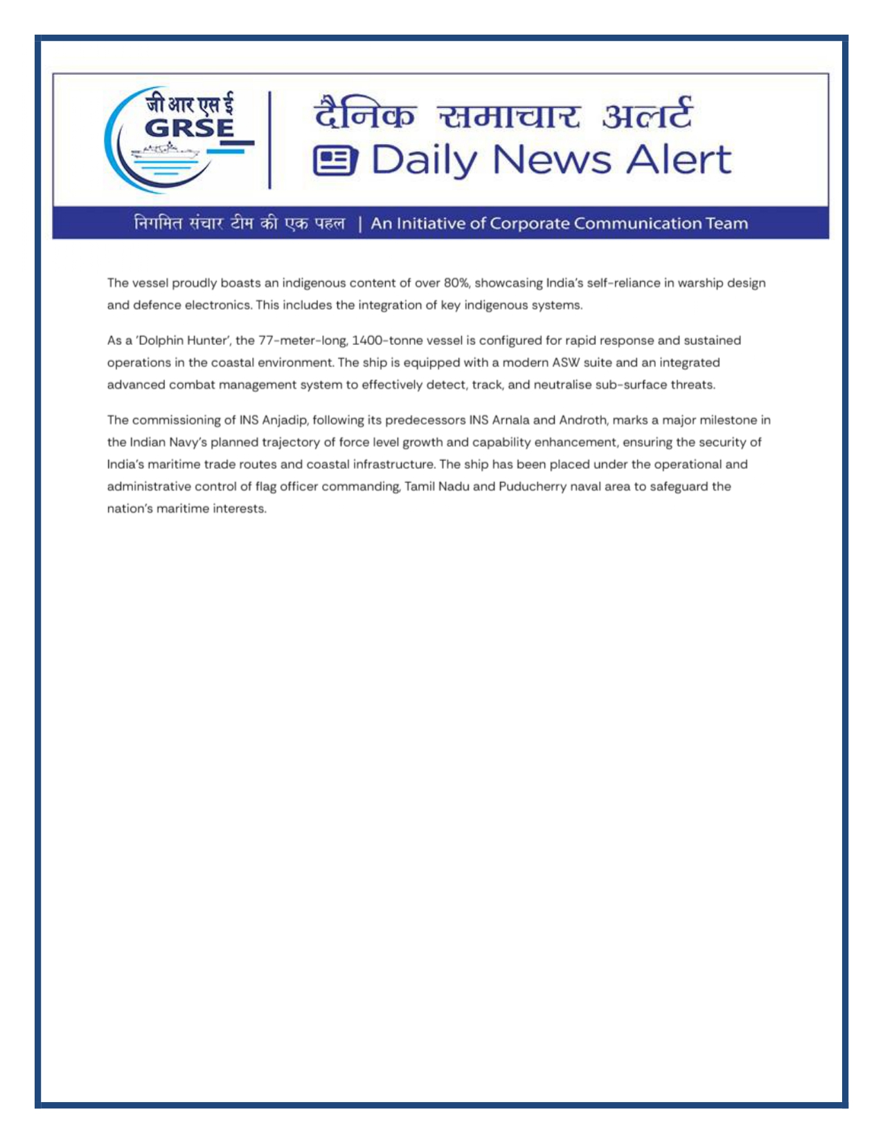  Press Coverage: 02 MAR 26: TIMES OF INDIA 